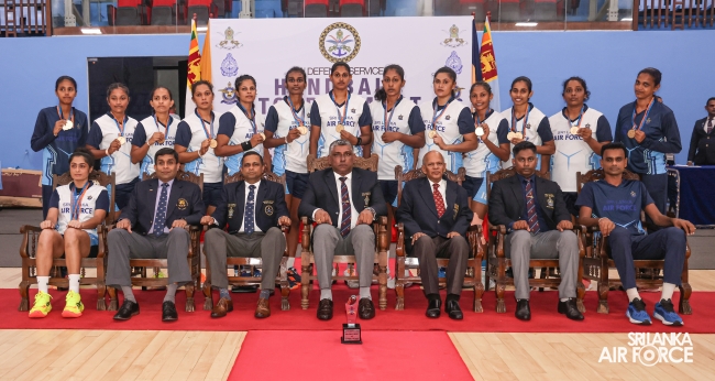 SLAF
WOMEN'S TEAM TRIUMPHS AT 13TH DEFENCE SERVICES GAMES HANDBALL
CHAMPIONSHIP