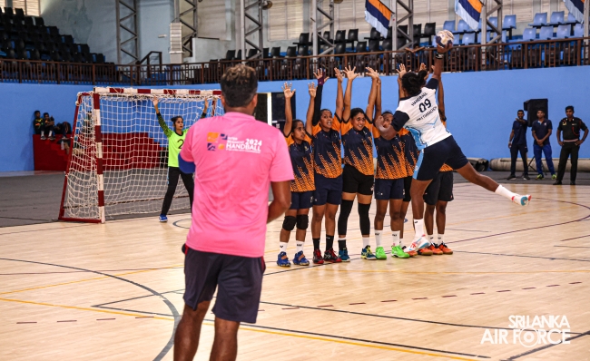 SLAF
WOMEN'S TEAM TRIUMPHS AT 13TH DEFENCE SERVICES GAMES HANDBALL
CHAMPIONSHIP