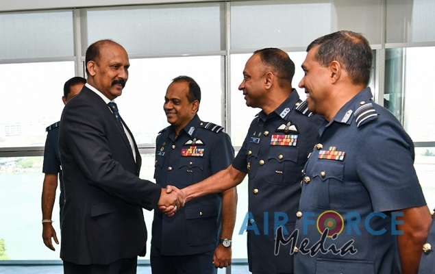 Secretary to the Ministry of Defence Visits Air Force Headquarters