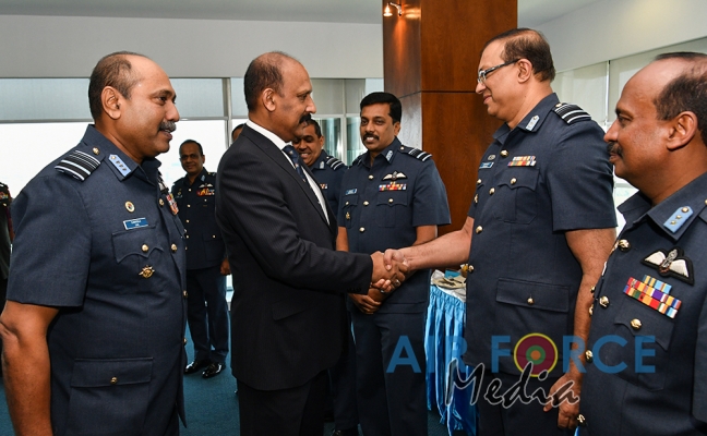 Secretary to the Ministry of Defence Visits Air Force Headquarters