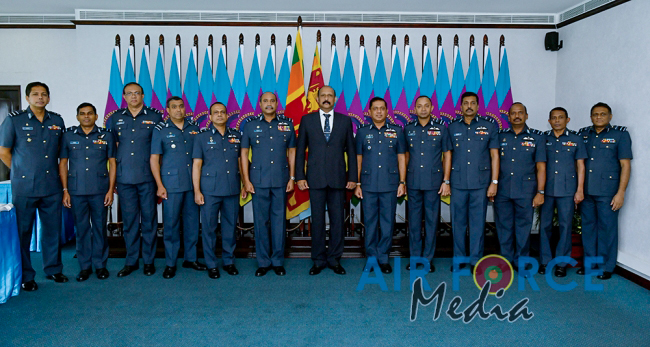 Secretary to the Ministry of Defence Visits Air Force Headquarters