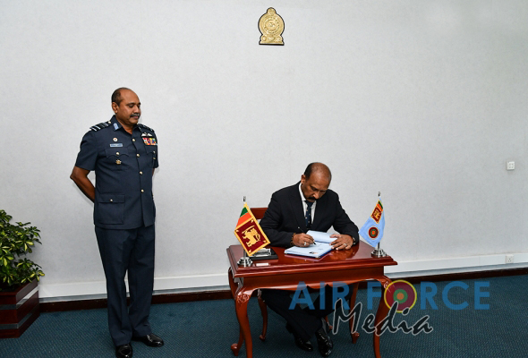 Secretary to the Ministry of Defence Visits Air Force Headquarters