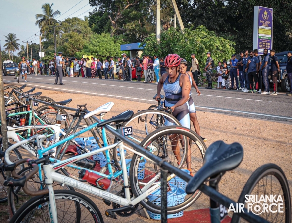 SLAF CLAIMS DOUBLE VICTORY AT THE 13TH DEFENCE SERVICES TRIATHLON CHAMPIONSHIP 2025