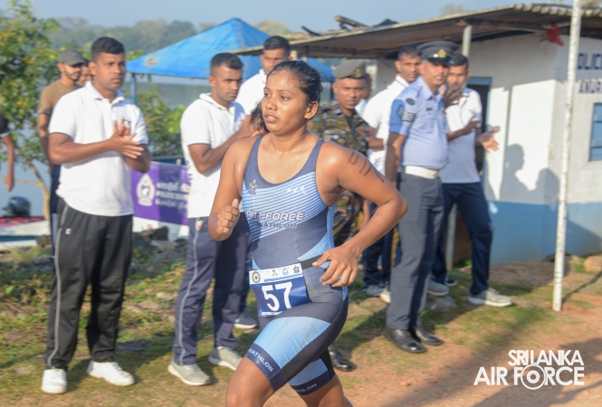SLAF CLAIMS DOUBLE VICTORY AT THE 13TH DEFENCE SERVICES TRIATHLON CHAMPIONSHIP 2025