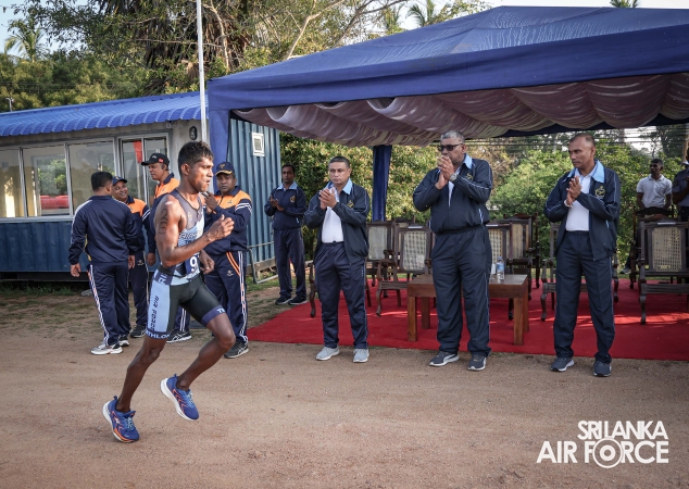 SLAF CLAIMS DOUBLE VICTORY AT THE 13TH DEFENCE SERVICES TRIATHLON CHAMPIONSHIP 2025