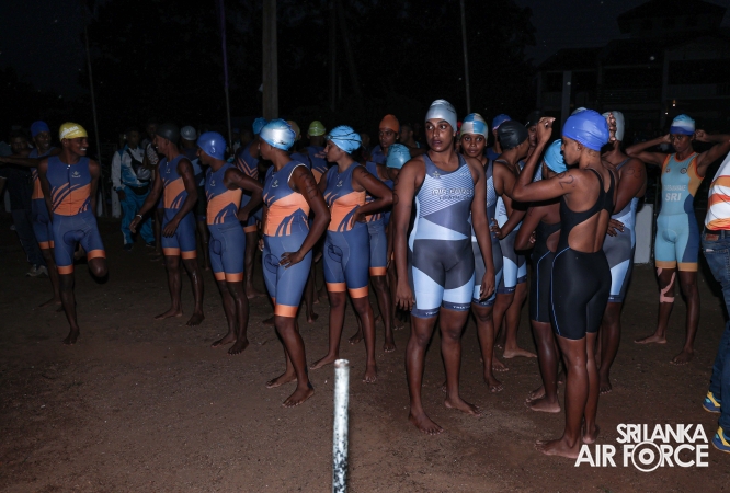 SLAF CLAIMS DOUBLE VICTORY AT THE 13TH DEFENCE SERVICES TRIATHLON CHAMPIONSHIP 2025