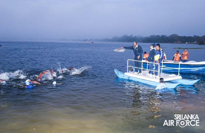 SLAF CLAIMS DOUBLE VICTORY AT THE 13TH DEFENCE SERVICES TRIATHLON CHAMPIONSHIP 2025