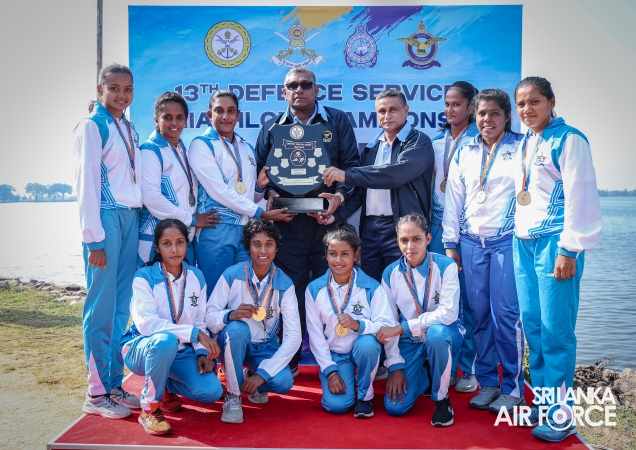 SLAF CLAIMS DOUBLE VICTORY AT THE 13TH DEFENCE SERVICES TRIATHLON CHAMPIONSHIP 2025