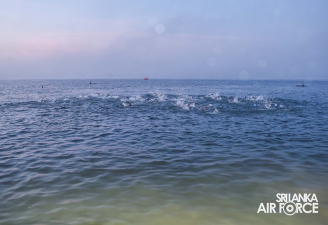 SLAF CLAIMS DOUBLE VICTORY AT THE 13TH DEFENCE SERVICES TRIATHLON CHAMPIONSHIP 2025