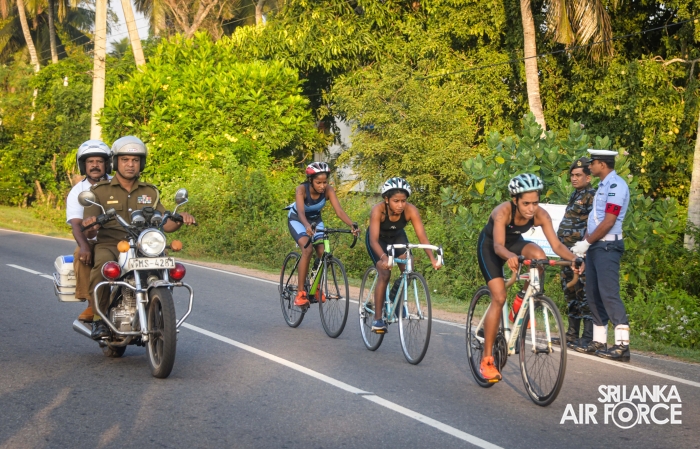 SLAF CLAIMS DOUBLE VICTORY AT THE 13TH DEFENCE SERVICES TRIATHLON CHAMPIONSHIP 2025