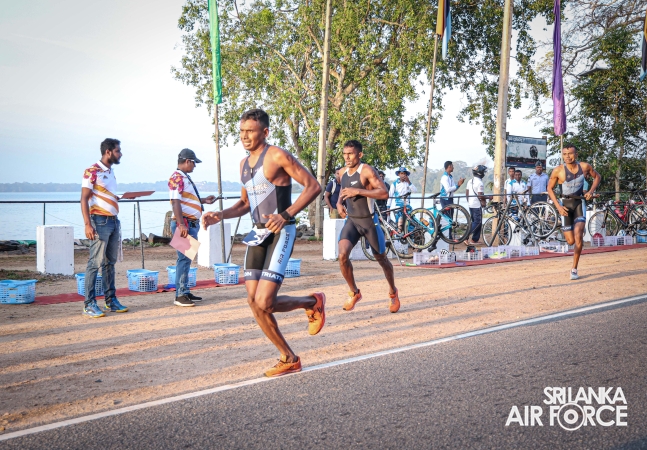 SLAF CLAIMS DOUBLE VICTORY AT THE 13TH DEFENCE SERVICES TRIATHLON CHAMPIONSHIP 2025