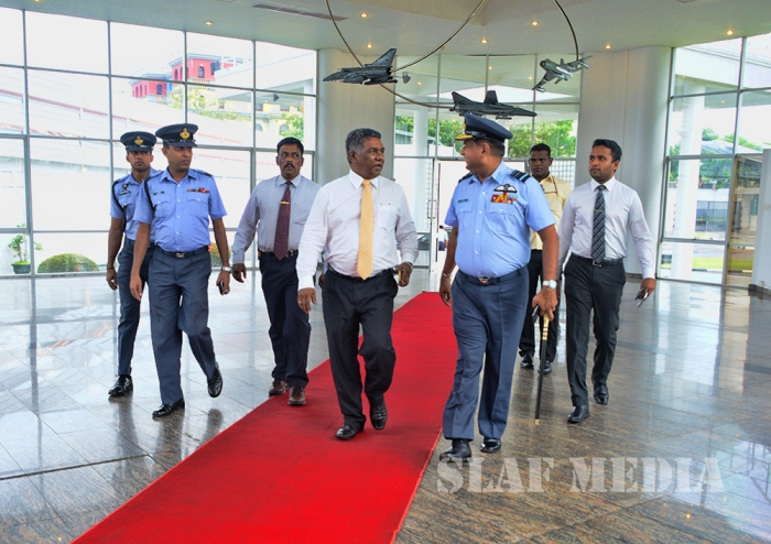 Secretary to the Ministry of Defence Visits SLAF Air Operations Room