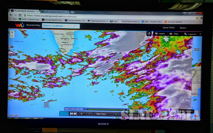 Secretary to the Ministry of Defence Visits SLAF Air Operations Room
