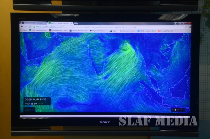 Secretary to the Ministry of Defence Visits SLAF Air Operations Room