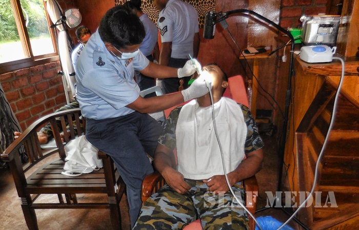 Mobile Dental Clinics at SLAF RTS Vanni and at Mudukulama Prajashalawa