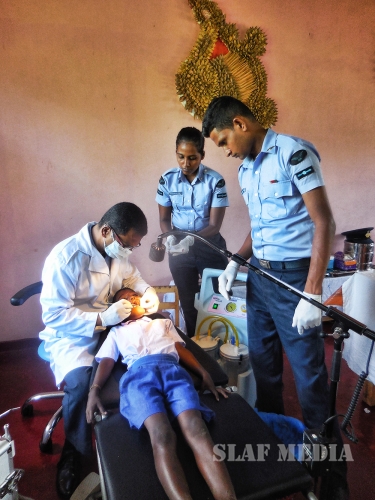 Mobile Dental Clinics at SLAF RTS Vanni and at Mudukulama Prajashalawa