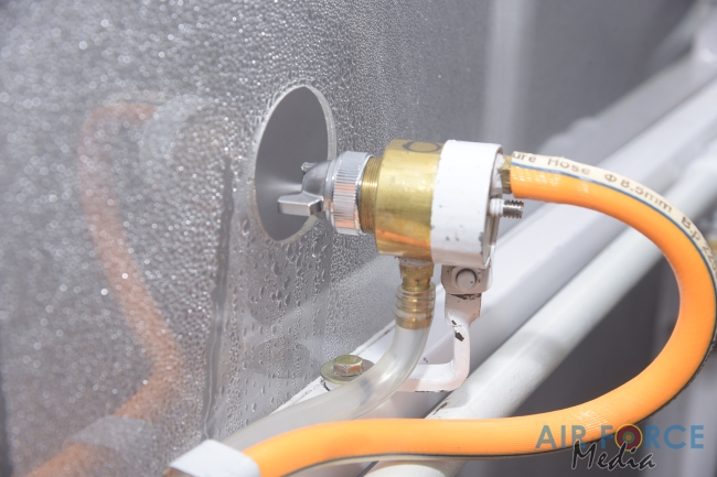 Passenger Disinfection Chamber Manufactured by SLAF Commissioned at Bandaranayake International Airport