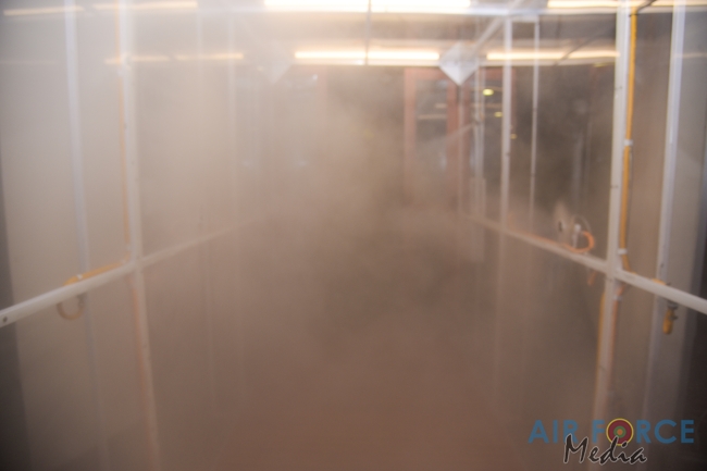 Passenger Disinfection Chamber Manufactured by SLAF Commissioned at Bandaranayake International Airport