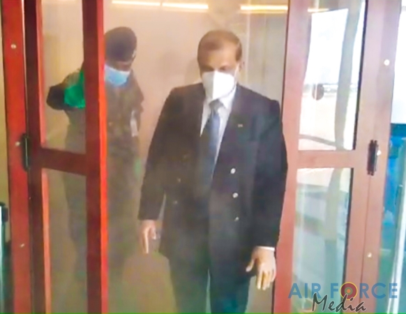 Passenger Disinfection Chamber Manufactured by SLAF Commissioned at Bandaranayake International Airport