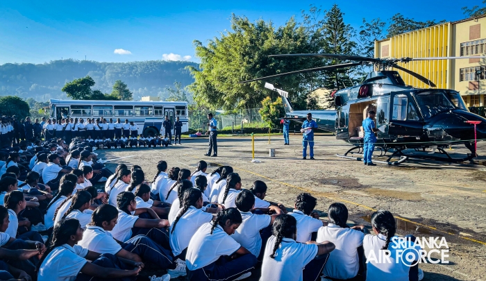 AIRCRAFT AWARENESS PROGRAMME CONDUCTS AT SLAF COMBAT TRAINING SCHOOL DIYATALAWA
