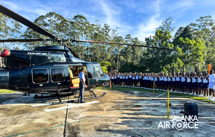 AIRCRAFT AWARENESS PROGRAMME CONDUCTS AT SLAF COMBAT TRAINING SCHOOL DIYATALAWA