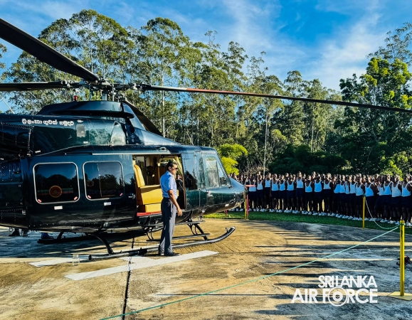 AIRCRAFT AWARENESS PROGRAMME CONDUCTS AT SLAF COMBAT TRAINING SCHOOL DIYATALAWA