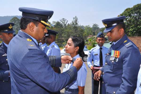 Passing Out Parade Held at The Sri Lanka Air Force Diyatalawa