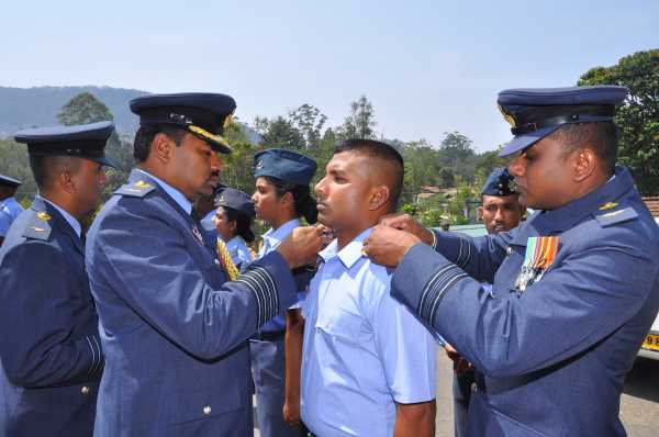 Passing Out Parade Held at The Sri Lanka Air Force Diyatalawa