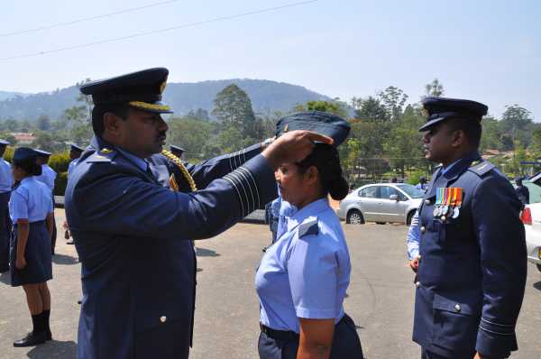 Passing Out Parade Held at The Sri Lanka Air Force Diyatalawa