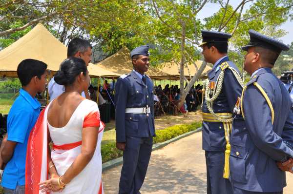 Passing Out Parade Held at The Sri Lanka Air Force Diyatalawa