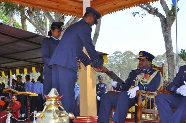 Passing Out Parade Held at The Sri Lanka Air Force Diyatalawa