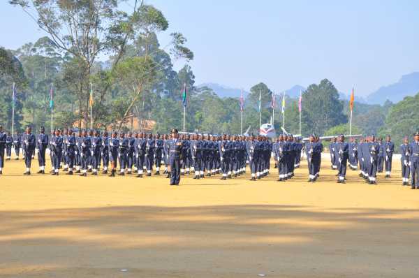 Passing Out Parade Held at The Sri Lanka Air Force Diyatalawa