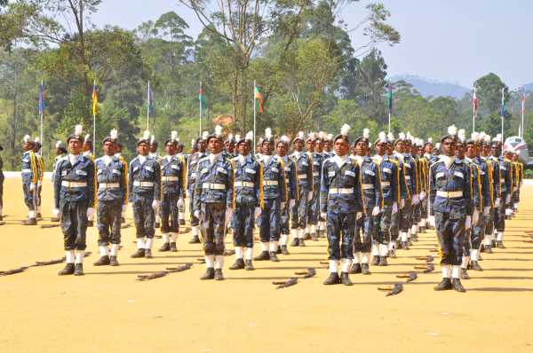 Passing Out Parade Held at The Sri Lanka Air Force Diyatalawa