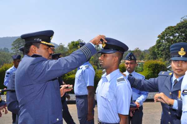 Passing Out Parade Held at The Sri Lanka Air Force Diyatalawa