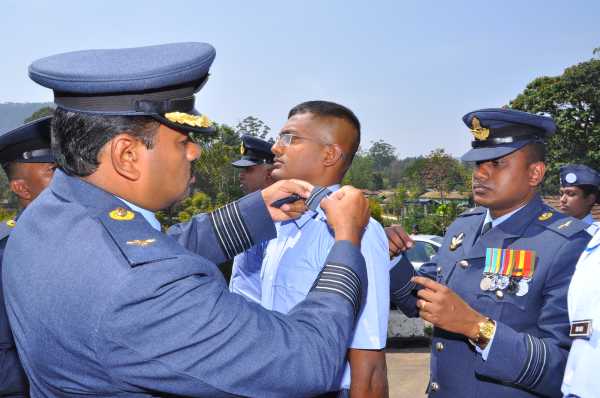 Passing Out Parade Held at The Sri Lanka Air Force Diyatalawa