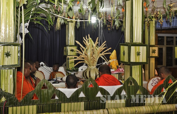 Pirith Chanting Ceremony and Alms Giving at SLAF CTS Diyatalawa