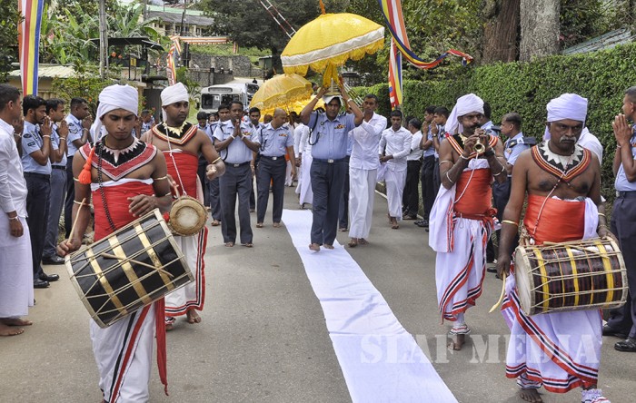 Pirith Chanting Ceremony and Alms Giving at SLAF CTS Diyatalawa
