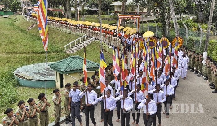 Pirith Chanting Ceremony and Alms Giving at SLAF CTS Diyatalawa