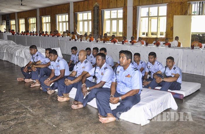 Pirith Chanting Ceremony and Alms Giving at SLAF CTS Diyatalawa