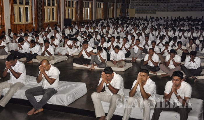 Pirith Chanting Ceremony and Alms Giving at SLAF CTS Diyatalawa