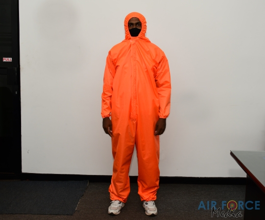 Personal Protection Equipment Kits Manufactured by SLAF Donated to Wathupitiwala Base Hospital