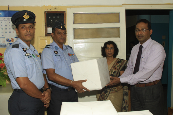 ච්ඩ්වේ ආර්යා ළමා රෝහලට ගුවන් හමුදාවෙන් පරිත්යාගයක්