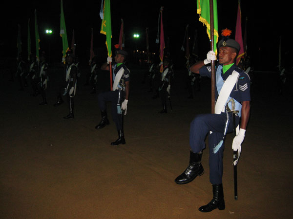 Drill Instructors Pass Out In a Spectacular Night Passing Out Parade Drill Instructors Pass Out In a Spectacular Night Passing Out Parade