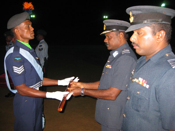 Drill Instructors Pass Out In a Spectacular Night Passing Out Parade Drill Instructors Pass Out In a Spectacular Night Passing Out Parade