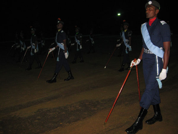 Drill Instructors Pass Out In a Spectacular Night Passing Out Parade Drill Instructors Pass Out In a Spectacular Night Passing Out Parade