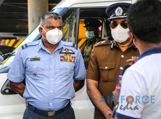SLAF ASSIST SL POLICE IN TRAFFIC MANAGEMENT OPERATIONS USING
DRONES