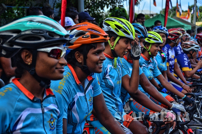Air Force Wins the 9th Defence Services Cycling Championship 2016