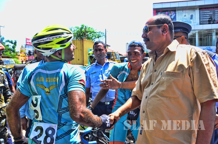 Air Force Wins the 9th Defence Services Cycling Championship 2016