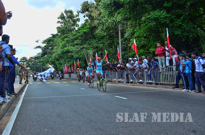 Air Force Wins the 9th Defence Services Cycling Championship 2016