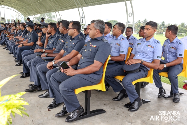 COMMANDER OPENS NEWLY CONSTRUCTED HOCKEY AND SOCCER PAVILION AT SLAF TRADE TRAINING SCHOOL EKALA
